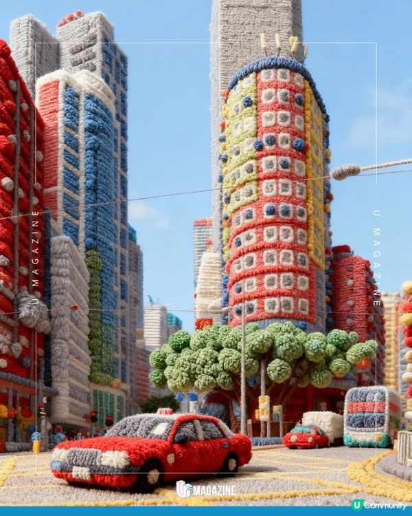 AI可愛還原「毛氈版香港」！彩虹邨/天壇大佛/馬場細節滿分