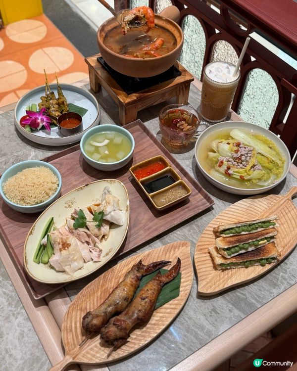 海港城海景星馬菜🤤！沙嗲雞串超正！😋