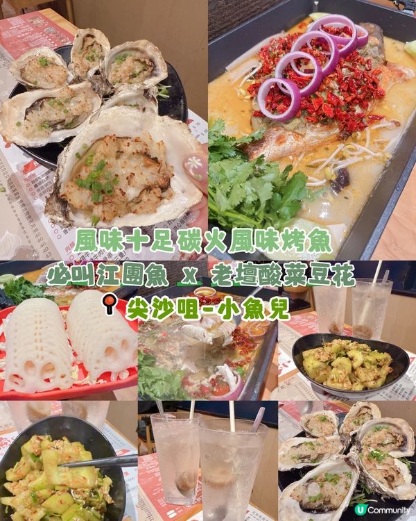 風味十足碳火風味烤魚｜必叫江團魚 x 老壇酸菜豆花