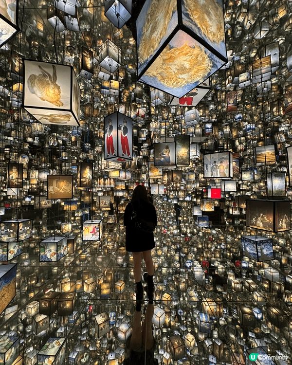 深圳的《再現大師》藝術展覽，內共有7個打卡位，包括：鏡面燈籠...