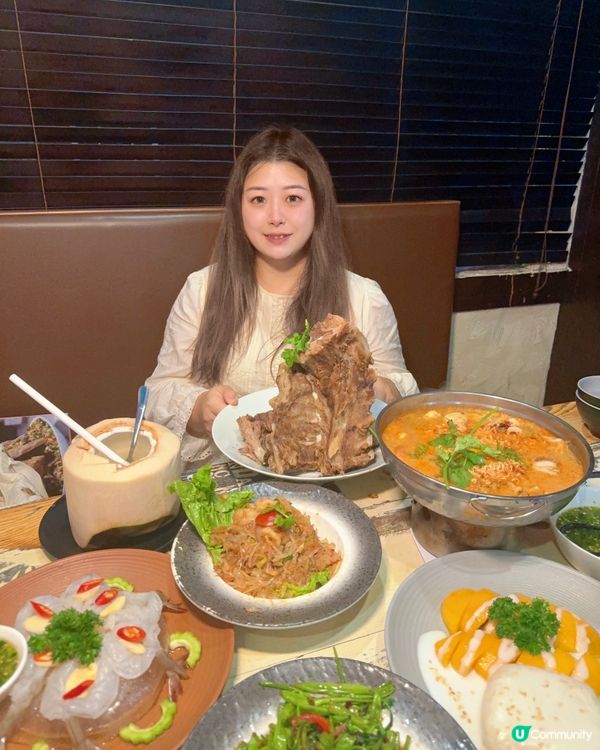 泰菜🤤！冬陰功麵勁正！火山排骨必食！🥭糯米飯