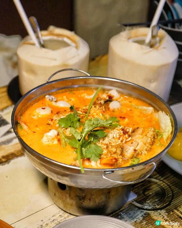 泰菜🤤！冬陰功麵勁正！火山排骨必食！🥭糯米飯