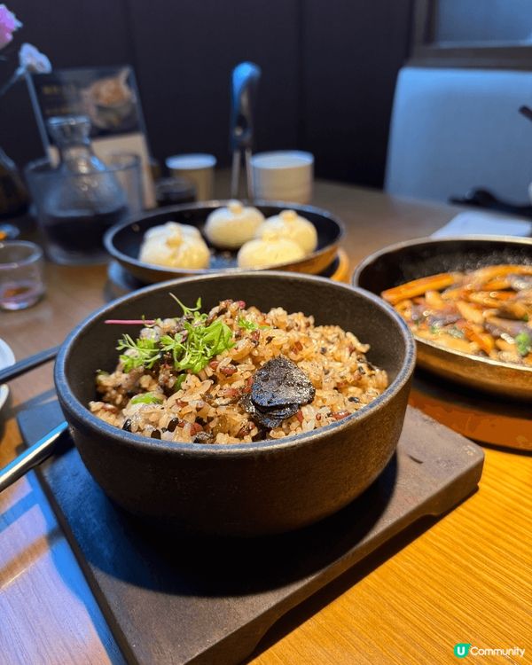 深圳火爆餐廳慶春朴門！黑松露炒飯勁重油香，好好味～3個人先食...