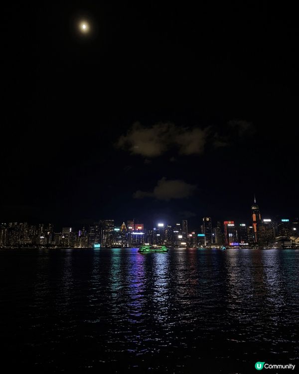 尖東海旁夜景，一向很喜歡香港的夜景，前晚和朋友在尖東吃飯後散...