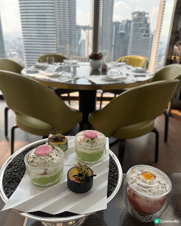 吉隆坡Grand Hyatt酒店THIRTY8餐廳位於38樓...