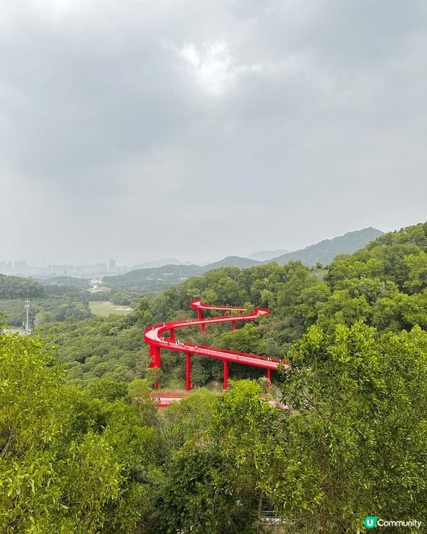 深圳虹橋公園一個非常特別嘅螺旋坡道，公園內仲有多個打卡位，螺...