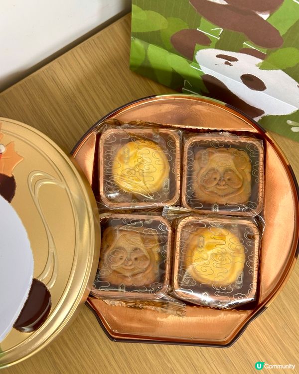 中秋萌爆之選🌕奇華熊貓月餅禮盒🐼🥮
