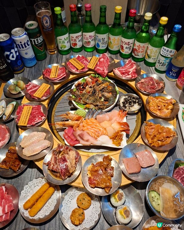 海鮮刺身、燒肉任你吃！韓燒大叔超值