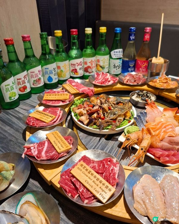 海鮮刺身、燒肉任你吃！韓燒大叔超值