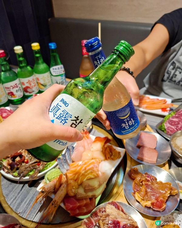 海鮮刺身、燒肉任你吃！韓燒大叔超值