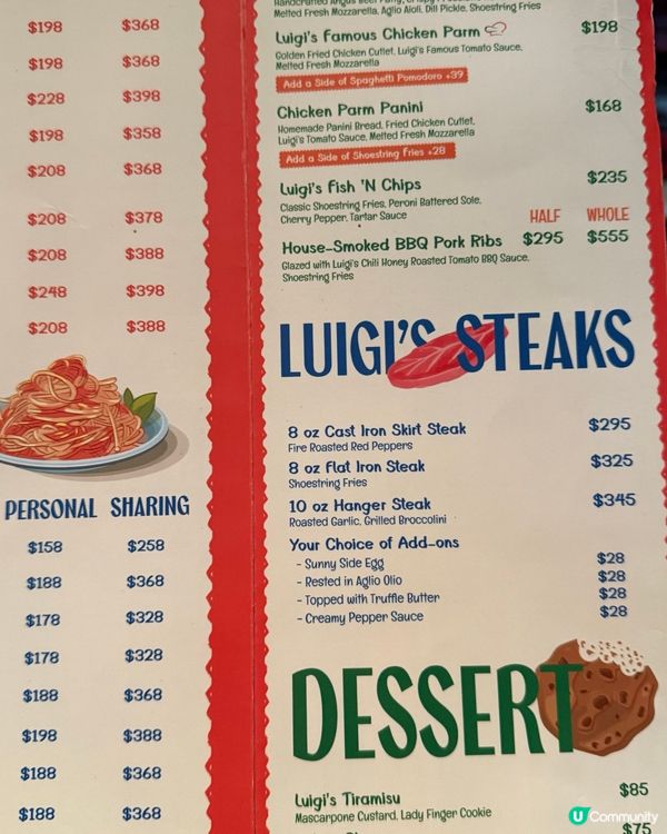 尖咀圓方意菜🤤！打卡一流！🍝🍕🍰