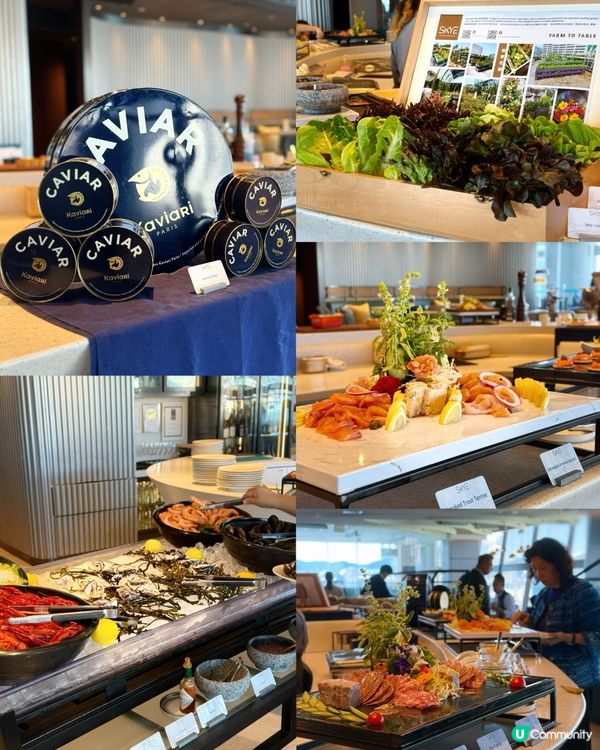 柏寧酒店Skye高空靚景· 週末海鮮早午餐