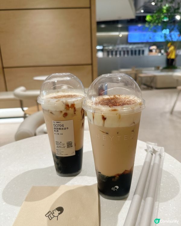 喜茶烤黑糖波波奶茶🤤！深圳東門1234商場店打卡📸！