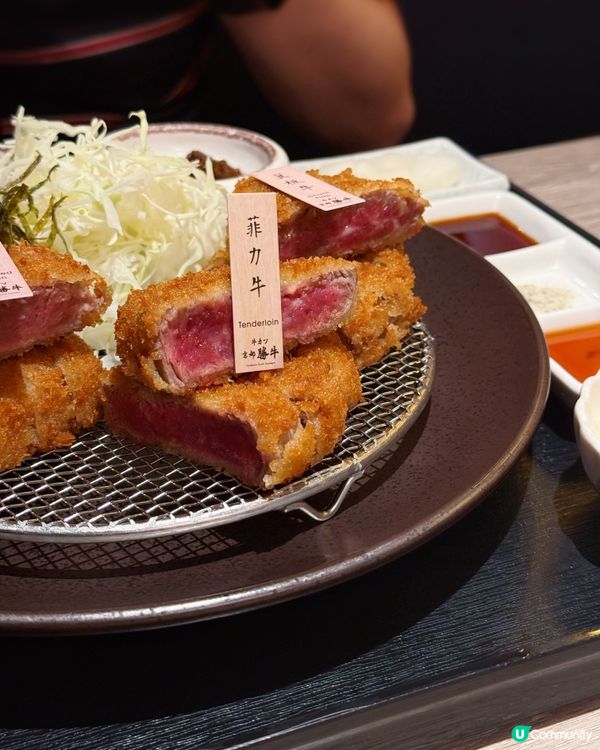 京都勝牛🇯🇵吉列牛排🤤！四品牛魔御膳超正！🥩