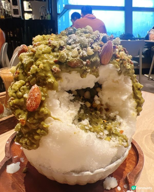 尖咀圓方必食！開心果火山刨冰🌋配咖啡三重奏☕️