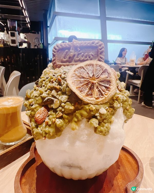 尖咀圓方必食！開心果火山刨冰🌋配咖啡三重奏☕️