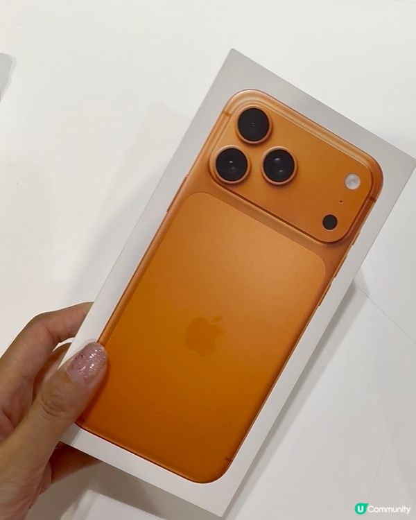2025 新iPhone17 Pr登場！🤩 宇宙橙色勁靚！🧡