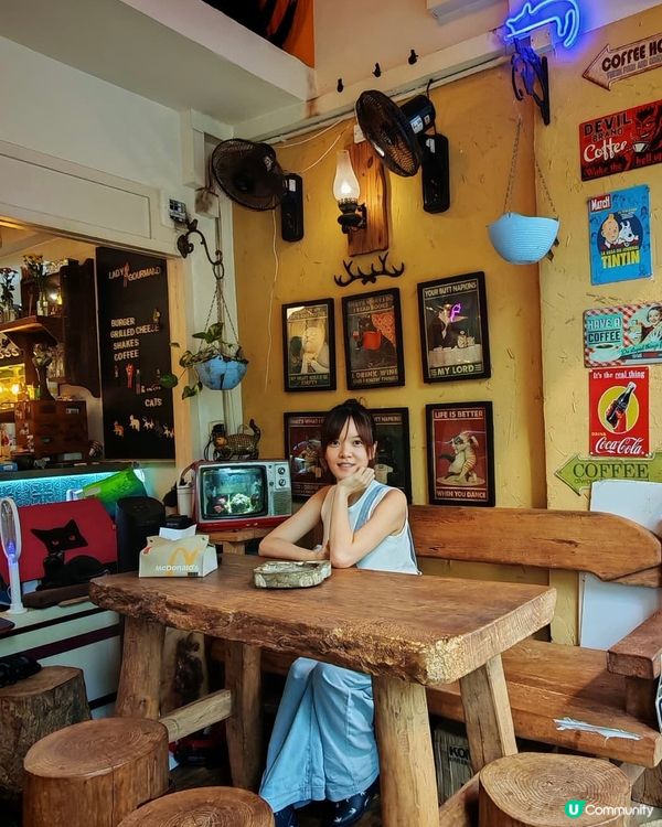 深水埗貓貓漢堡🍔！懷舊美式風打卡📸！