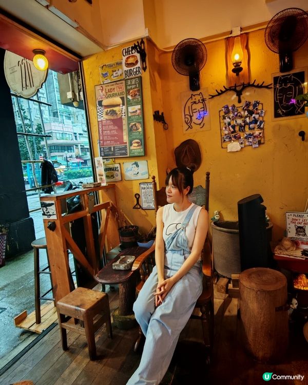 深水埗貓貓漢堡🍔！懷舊美式風打卡📸！