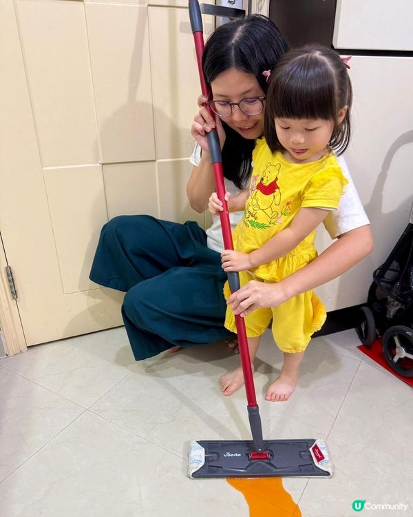 微力達拖地神器，輕鬆KO污漬！🤩