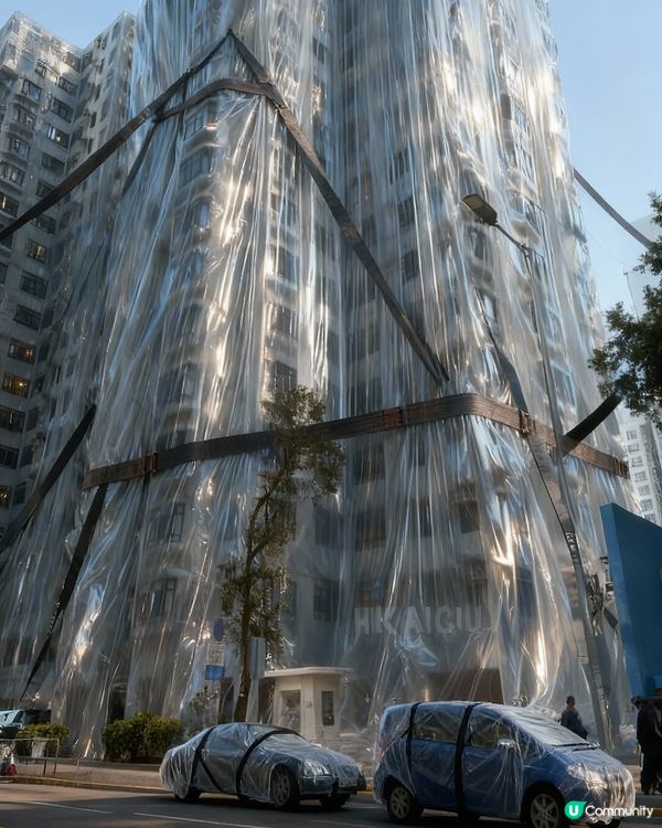 香港AI藝術家超逼真作品  全城嚴陣以待超級颱風樺加沙