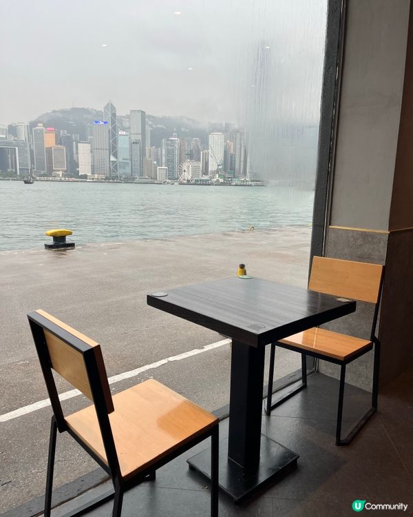 紐約扒房漢堡🍔+奶昔🍋！維港180度海景🛳️