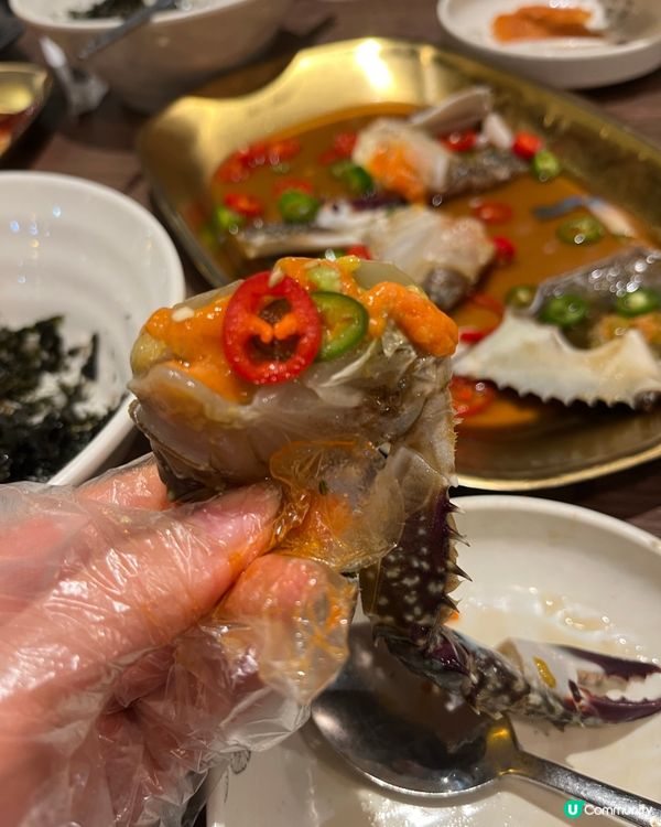醬缸韓國料理🦀！醬油蟹任食！爆汁😋！