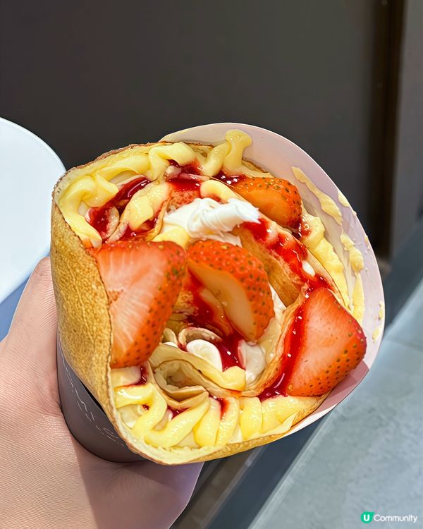 香港首店🔥日本可麗餅專門店😍超滑吉士鮮忌廉！