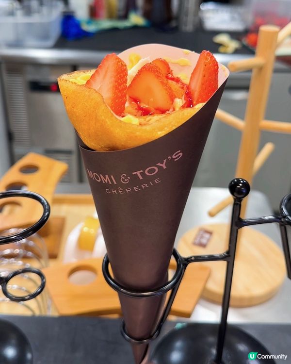 香港首店🔥日本可麗餅專門店😍超滑吉士鮮忌廉！