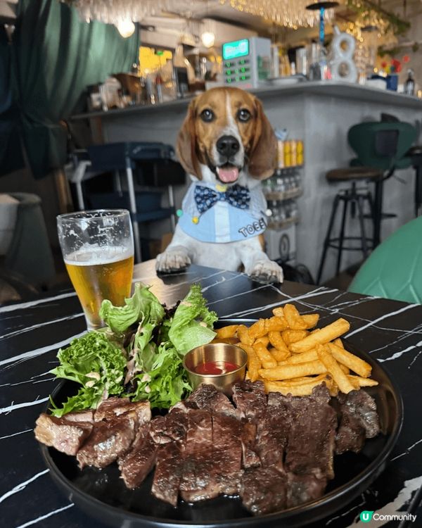 "巨彩" (12安士) 牛柳配粗薯條 $269