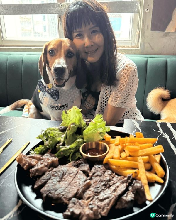 "巨彩" (12安士) 牛柳配粗薯條 $269