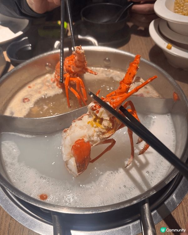 海鮮粥底火鍋，鮮味美味，最後的粥，滿滿海鮮味道