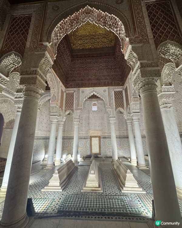 馬拉喀什陵墓探秘！✨ 16世紀皇室風範👑