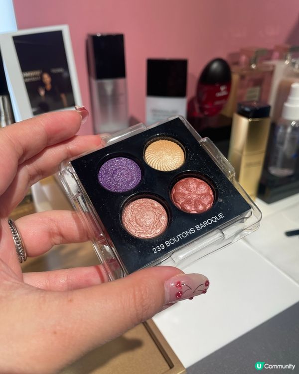 閃爆✨Chanel珠寶鈕扣眼影試色分享！🤩