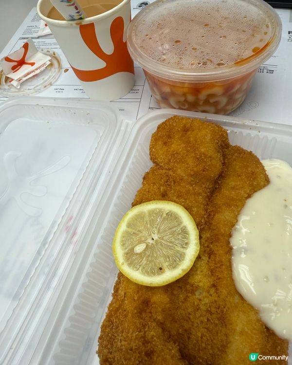 巨癲脆炸魚柳早餐🍳