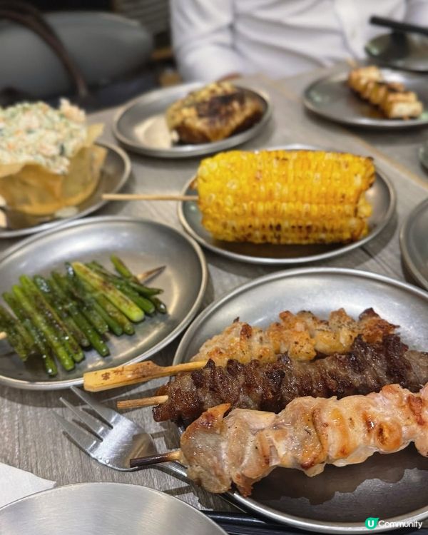 夜燒站串燒🤤！$10蚊串燒超抵食！😋