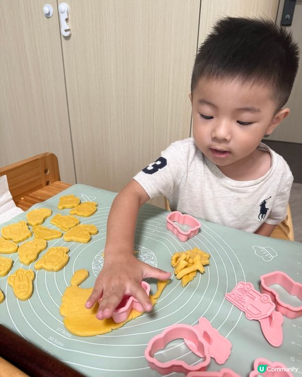 親子活動 🏠自製低糖曲奇🍪附食譜