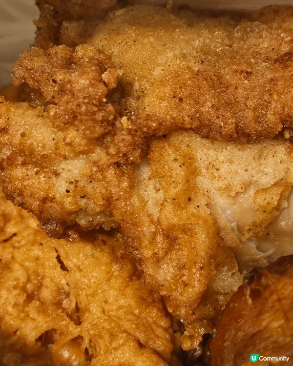 好耐冇食過炸雞, 好耐冇食過KFC! 這個細細個就已經食過佢...