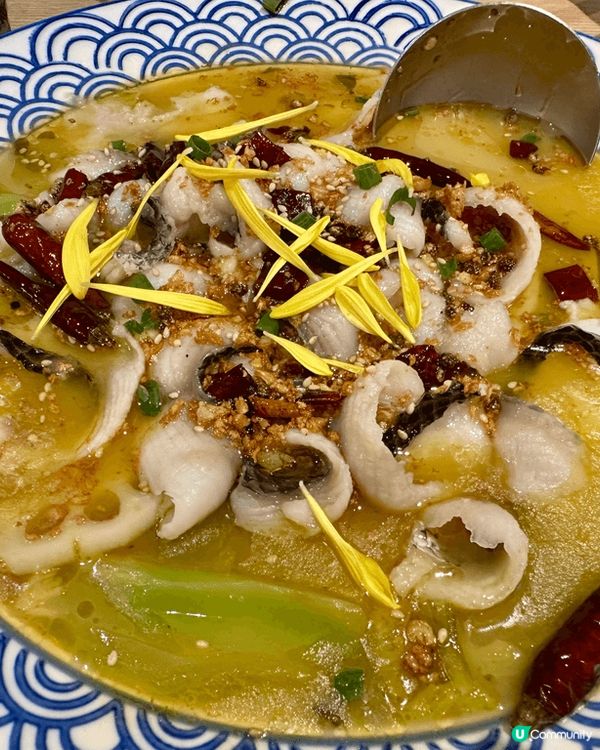 星期六一家四口去咗一間位於馬鞍山嘅酸菜魚專門店，佢除咗味道正...