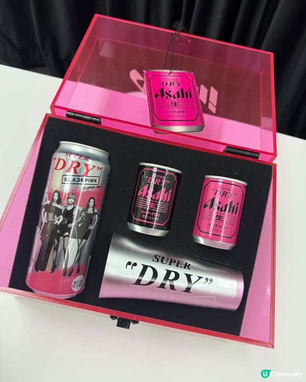 Asahi Super Dry x BLACKPINK「限量聯乘罐」🖤🩷