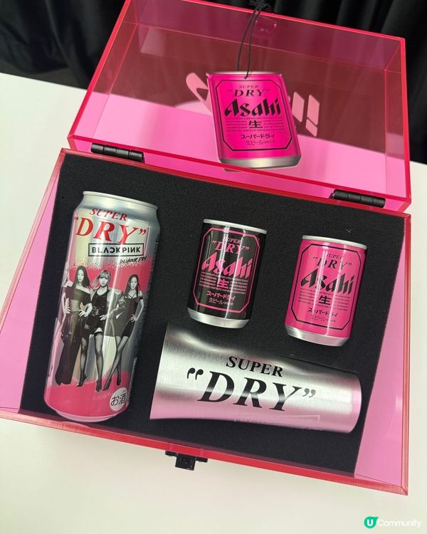 Asahi Super Dry x BLACKPINK「限量聯乘罐」🖤🩷