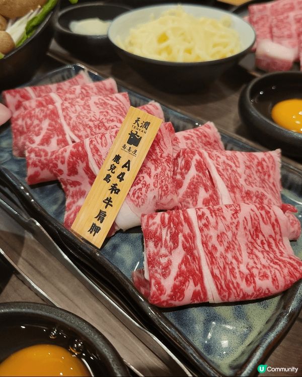 「天澗壽喜屋」🥰呢度嘅和牛雪花好靚❄️，嫰滑和重牛味，入口即...