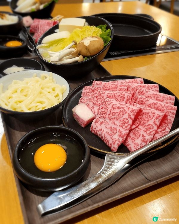 「天澗壽喜屋」🥰呢度嘅和牛雪花好靚❄️，嫰滑和重牛味，入口即...