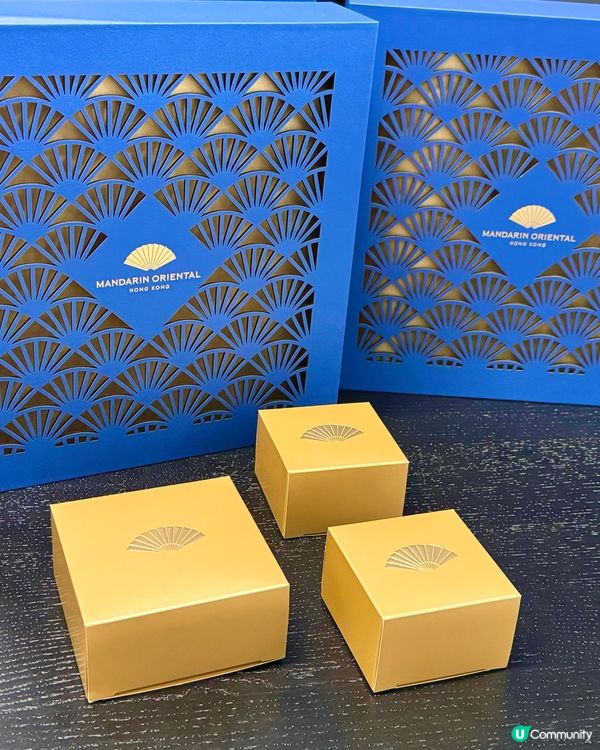 文華東方月餅開箱！🤤 中秋必食！