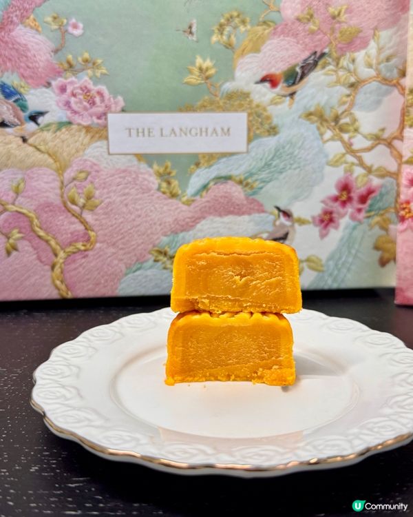 唐閣奶黃月餅開箱！🤤 經典滋味！