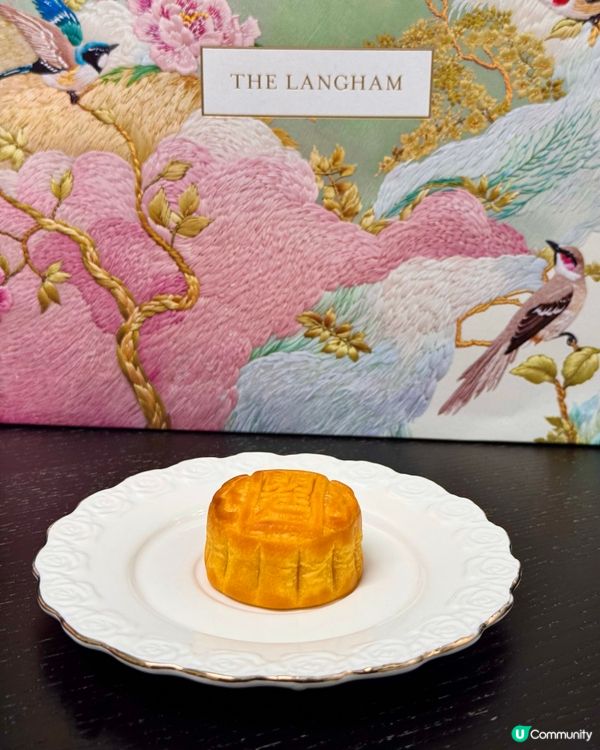 唐閣奶黃月餅開箱！🤤 經典滋味！