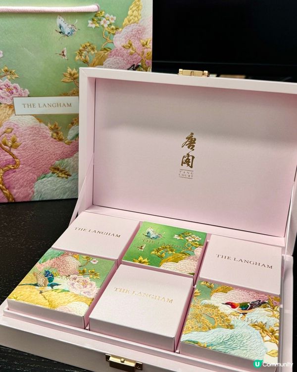 唐閣奶黃月餅開箱！🤤 經典滋味！