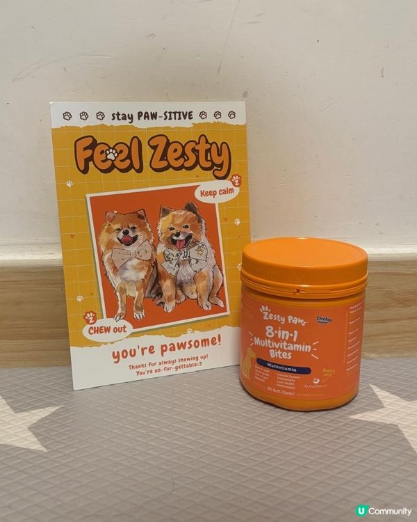 一粒supplement滿足毛孩8個健康願望✨