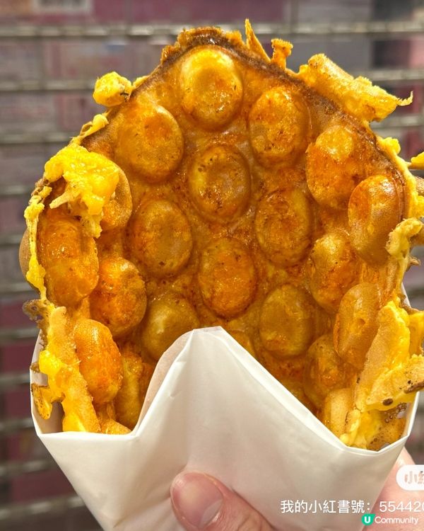 車打芝士雞蛋仔🤤！旺角掃街必食！🧀