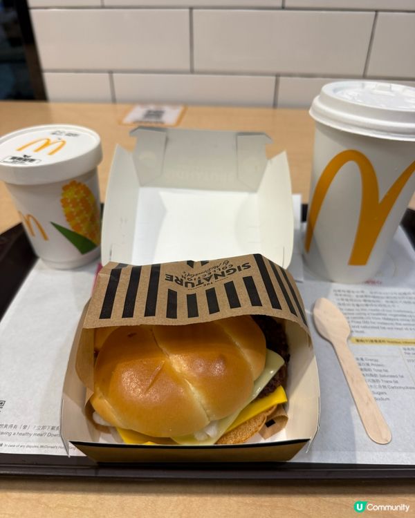 優惠餐$38🍔芝士安格斯